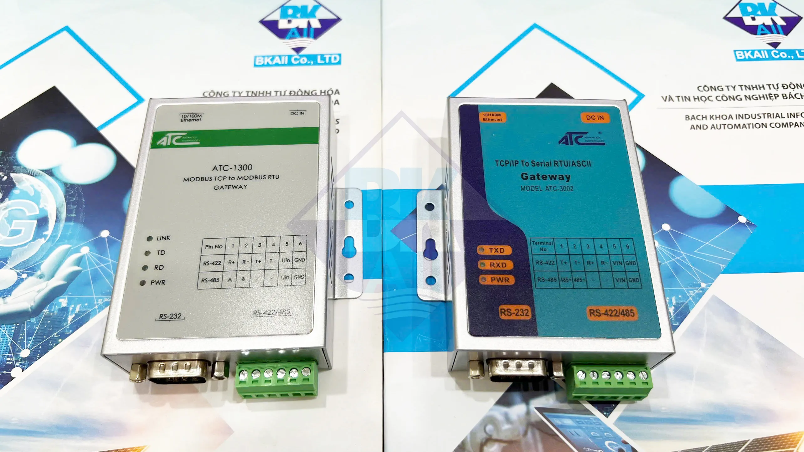 So sánh ATC-1300 và ATC-3002 Modbus Gateway RS232 RS485 Ethernet