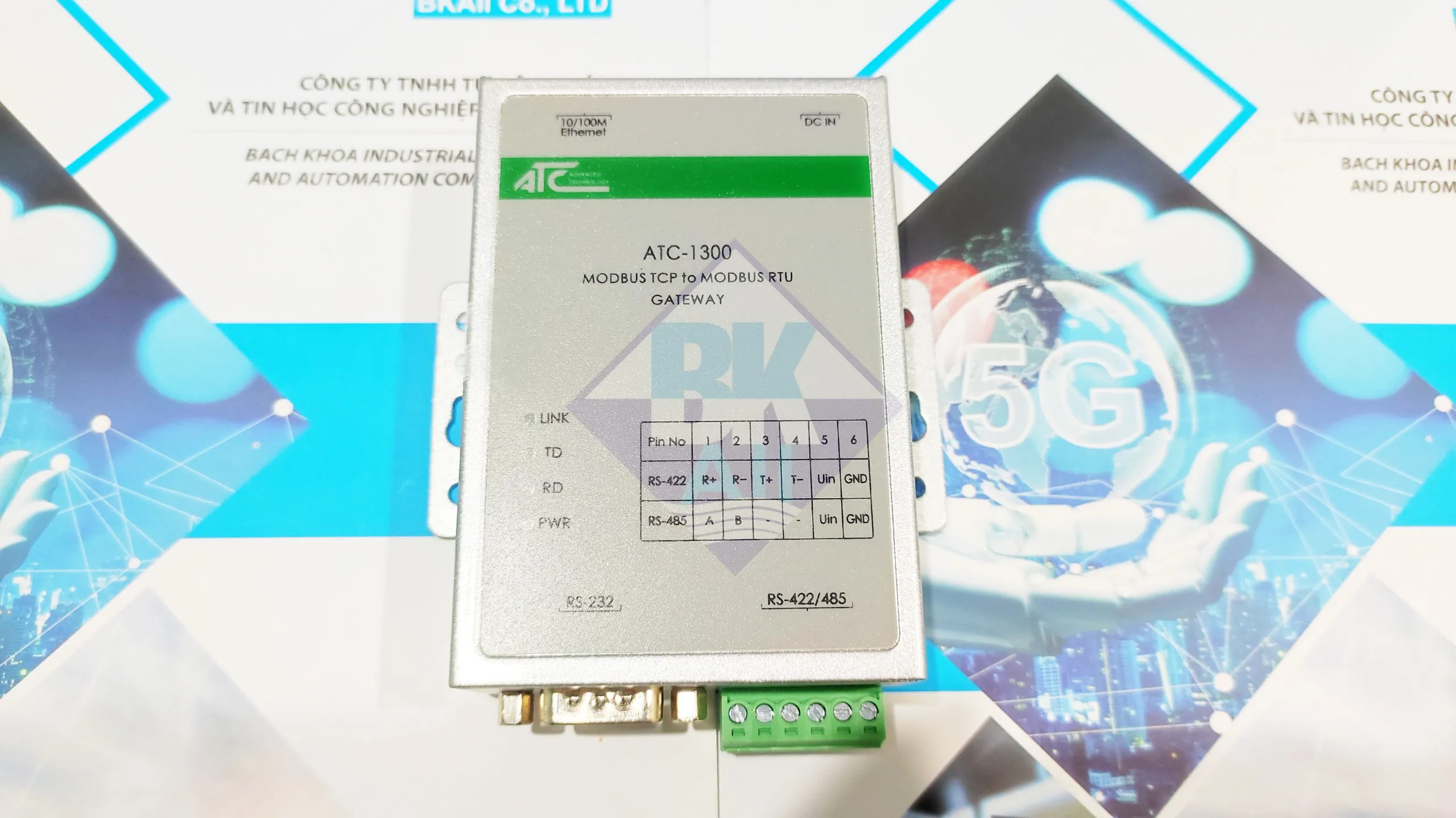 ATC-1300 modbus gateway rs232 rs485 sang ethernet
