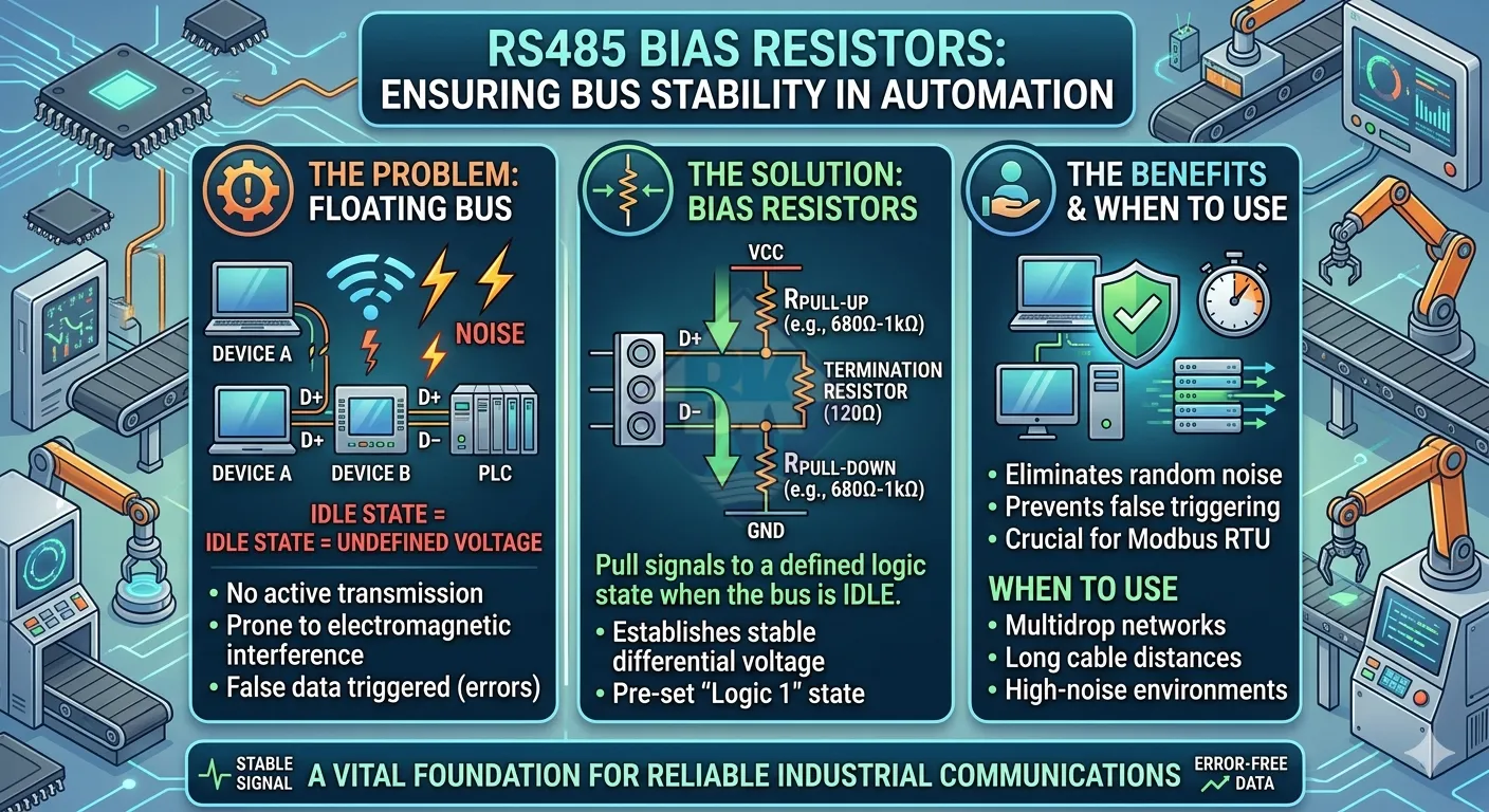 bias resistor la gi khi nao can dung rs485