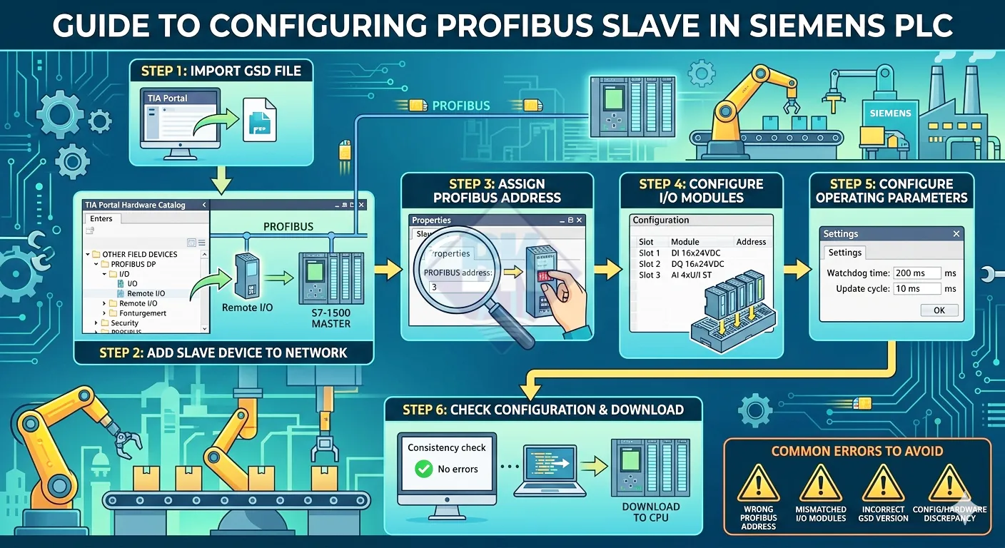 cau hinh slave profibus trong plc siemens