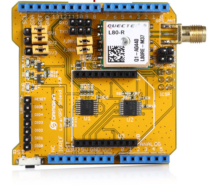 Lora Gps Shield For Arduino