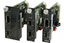CM-10G: Managed Media Converter Modules  10 Gigabit Copper and Fiber Converters 