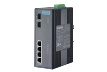 EKI-2726FHPI:  4GE PoE and 2G SFP Unmanaged Ethernet Switch, IEEE802.3af/at, 44~57VDC, -40~75℃