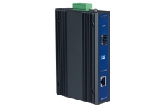 EKI-2741FI: 10/100/1000T (X) to SFP Gigabit Industrial Media Converter, -40~75℃