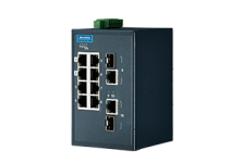 EKI-5629CI-MB: Switch công nghiệp 8 cổng Fast Ethernet + 2 cổng Gigabit/SFP, Modbus/TCP, -40~75℃
