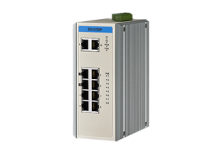 EKI-5729P:  8GE PoE and 2G Unmanaged Ethernet Switch, IEEE802.3af/at, E-Mark, 12V~24VDC