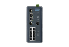 EKI-7710E-2CP:   8FE PoE and 2G Combo Managed Ethernet Switch, IEEE802.3af/at, 24~48VDC