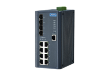 EKI-7712G-4F: Switch công nghiệp 8GE+4G SFP Managed Ethernet.