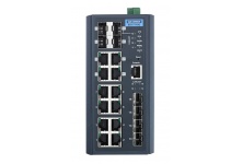 EKI-7716G-4F4CI: Switch công nghiệp 8GE+4SFP+4G Combo port Managed Redundant.