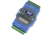EX9014D: 1 channel, 16 bit Analog In Module with 15V supply for transmitter and with 7 segment LED (isolated)