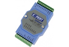 EX9044D-M:     Module thu thập dữ số cách ly 8 open-collector output, 4 single-ended input, modbus RTU, hỗ trợ LED