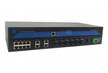 IES1024-12F(M): Switch công nghiệp 12 cổng Ethernet + 12 cổng quang Multi-mode
