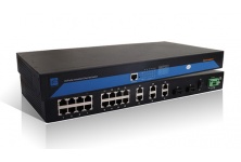 IES1024-2F(M): Switch công nghiệp 22 cổng Ethernet + 2 cổng quang Multi-mode