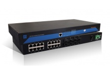  IES1024-8F(S): Switch công nghiệp 16 cổng Ethernet + 8 cổng quang Single-mode