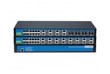 IES1028-4GS-20F:  Switch công nghiệp hỗ trợ 4 cổng Quang tốc độ 1000Base-SFP, 20 cổng Quang tốc độ 100Base-F(X) và 4 cổng Ethernet tốc độ 10/100Base-T(X) (RJ45)