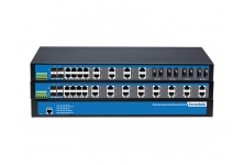 IES1028:  Switch công nghiệp 28 cổng 100M/Gigabit Layer 2 Unmanaged Ethernet.