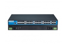 IES5028G-8GC-4GS:  Switch công nghiệp hỗ trợ 16 cổng Ethernet tốc độ  10/100/1000Base-T(X),4 cổng SFP tốc độ 1000Base-SFP và 8 cổng Combo tốc độ 10/100/1000Base-T(X) or 1000Base-SFP