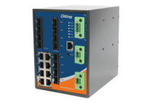IGS-P9812GP-LV: Switch công nghiệp hỗ trợ tiêu chuẩn IEC 61850-3 với 20 cổng được quản lý với 8 cổng 10/100/1000Base-T(X) và 12 cổng 100/1000Base-X, ổ cắm SFP
