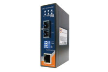 IMC-111FB-SS-SC:  Industrial mini type Ethernet to fiber media converter 