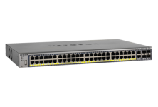 M4100-50G-POE+: 48 cổng Gigabit PoE+ 802.3at, Layer 2+ software package