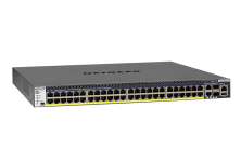 M4300-52G-PoE+: Switch 48x1G PoE+ Stackable Managed  với 2x10GBASE-T và 2xSFP+(550W PSU).