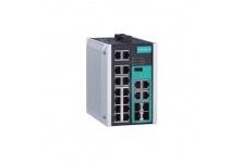 EDS-518E: Switch công nghiệp 18 cổng Ethernet hỗ trợ 14 cổng tốc độ 10/100BaseT(X) (RJ45 connector) và 4 cổng tốc độ 10/100/1000BaseT(X) 