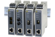 SR-100:  DIN Rail Media Converters Fast Ethernet Copper to Fiber Converters ( Single Fiber Models)