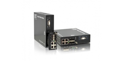 FRM220-MSW404: 4x 10/100/1000Base-T + 4x 100/1000Base-X L2+ Carrier Ethernet Switch (NID)