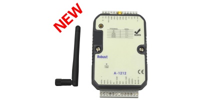 A-1212: Module điều khiển từ xa 4AI, 2AO, 2DI. 2DO, Wifi, USB, RS485, Modbus RTU, Modbus TCP/IP.