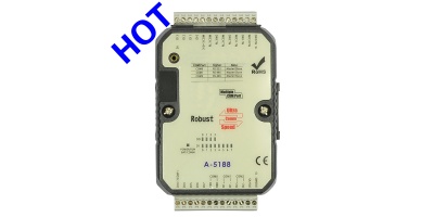 A-5188: Module điều khiển PLC 8DI/4DO, hỗ trợ RS232, RS485, USB.
