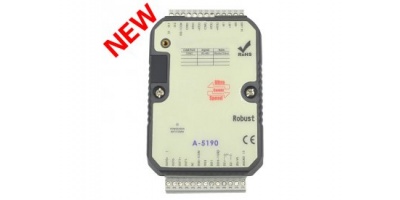 A-5190: Module điều khiển PLC 2DI, 2DO, 4AI, 2AO, hỗ trợ RS232, RS485, USB.