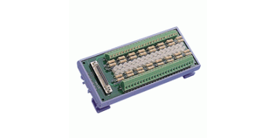 ADAM-3951: 50-pin DIN-rail Wiring Board w/ LED Indicators