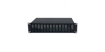 AOR-14-A/D: 14 Slot Media Converter Chassis 