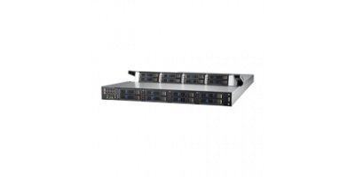 ASR-3100: 1U Rackmount dual Intel® Xeon® E5-2600 v3/v4 NVMe Storage Server, supporting up to 16x 2.5" NVMe SSD and 2x PCIe Gen III x8 slot 