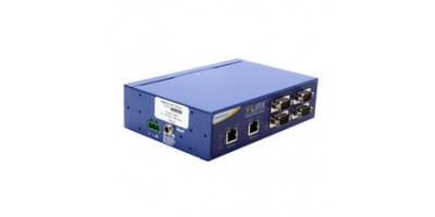 BB-MESR424D:  10/100 Industrial Modbus Gateway - 4 DB9 ports