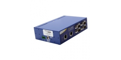 BB-VESR424D: 4-port Industrial Ethernet Serial Server - (2) RJ45, (4) DB9 RS-232/422/485 