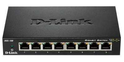 D-Link DGS-108: 8-Port Gigabit Desktop Switch