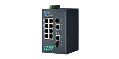 EKI-5629C-PN: 8FE+2G Combo Managed Ethernet Switch support PROFINET