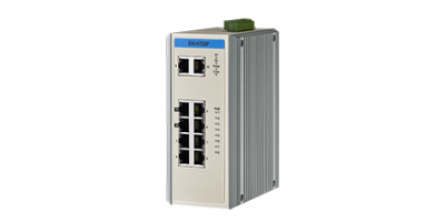 EKI-5729P:  8GE PoE and 2G Unmanaged Ethernet Switch, IEEE802.3af/at, E-Mark, 12V~24VDC