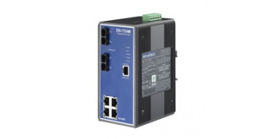 EKI-7554SI: Switch công nghiệp 4FE+2FE SC Single-mode, -40~75℃.