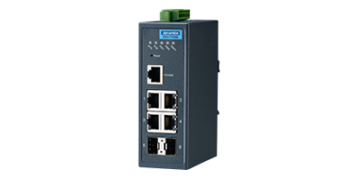 EKI-7706E-2F: Switch công nghiệp 4FE+2G SFP.