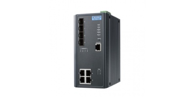 EKI-7708E-4FP:   4FE PoE and 4G SFP Managed Ethernet Switch, IEEE802.3af/at, 46~57VDC