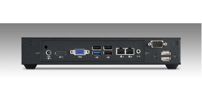 EPC-T1215:  Intel® Celeron J1900 fanless or fan, dual display 1U THIN embedded PC