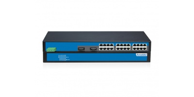 ES1026-2F: Switch công nghiệp 26 cổng 100M Layer 2 Unmanaged Ethernet.