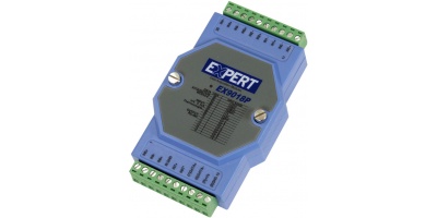 EX9019:     RS485 8 thermocouple input, 16 bit, indiv. channel config 