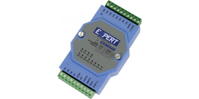 EX9044D-M:     Module thu thập dữ số cách ly 8 open-collector output, 4 single-ended input, modbus RTU, hỗ trợ LED