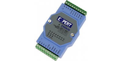 EX9063AD:    Module thu thập dữ liệu đầu vào số 8 kênh và 3 đầu ra relays AC-SSR, hỗ trợ RS485, hiển thị LED.