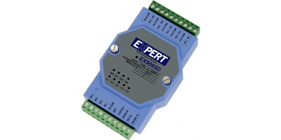 EX9065: Module relay 4 kênh đầu vào số, 5 kênh đầu ra DC-SSR, hỡ trợ RS485, hiển thị LED.