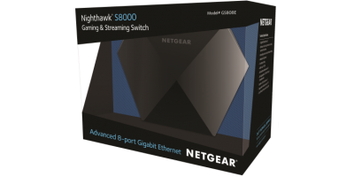 GS808E: NETGEAR® Nighthawk® S8000 Switch 8-Port Gaming & Streaming Switch