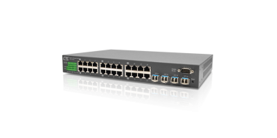 GSW-3424M1:     20x GbE, RJ45 + 4x GbE Combo (SFP or RJ45) L2+ Managed Ethernet Switch